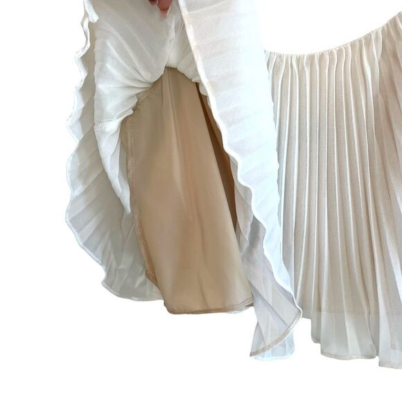 ABS Alan Schwartz Pleated Flowy Crop Top - Picture 4 of 6